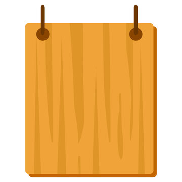 Wooden Board Sign Text Box
