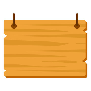 Wooden Board Sign Text Box