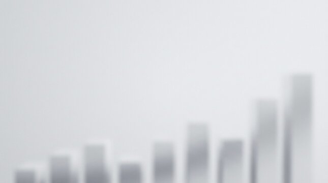 Abstract Blurred Bar Graph Concept On White Background Abstract Background