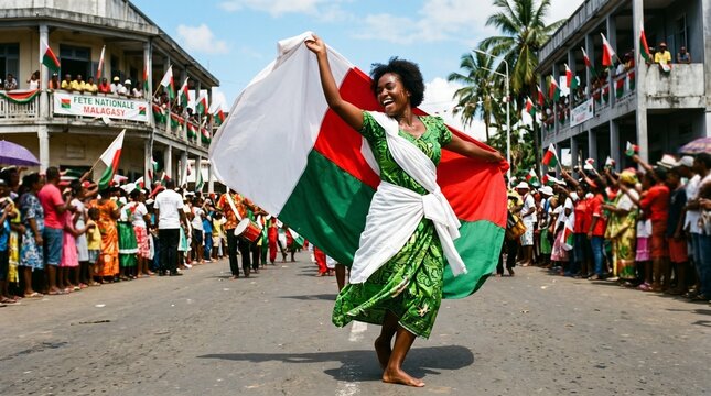 Madagascar national freedom dance celebration