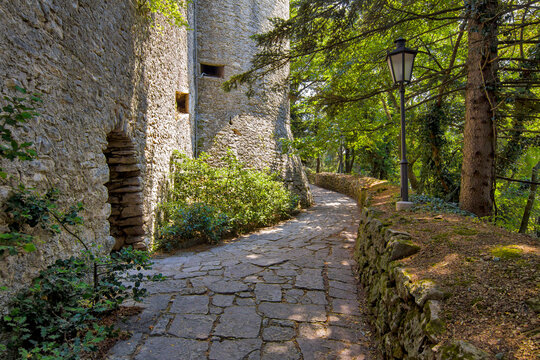 Tower Cesta passage. San Marino