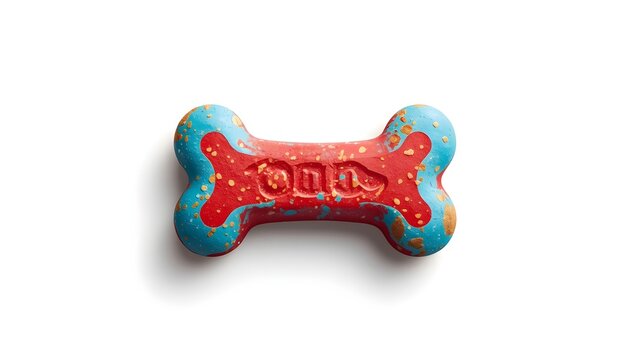 Dog Bone Treat Icon Isolated Pet Chew Snack Symbol for American Pet Care