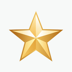 Obraz premium Golden Star Icon