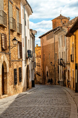 Obraz premium Spain. Cuenca. Castile La Mancha. Summer tourism and travel in Spain. Spanish Architecture and History