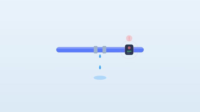 A video showcasing a smartwatch with a blue smartband on a light background