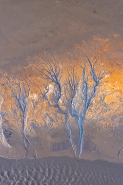Abstract Salt Lake Patterns