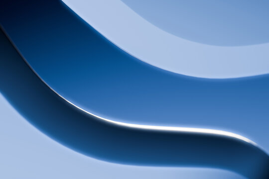 Glass shapes design with gradient shades. Abstract background.