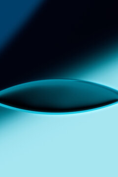 Glass shapes design with gradient shades. Abstract background.