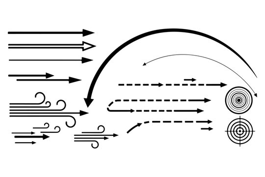 Site Analysis Diagram Elements Wind Arrows Noise Indicators Circulation Graphics Bold Vector Linework Set