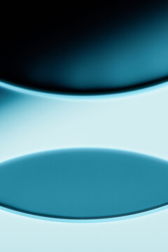 Glass shapes design with gradient shades. Abstract background.