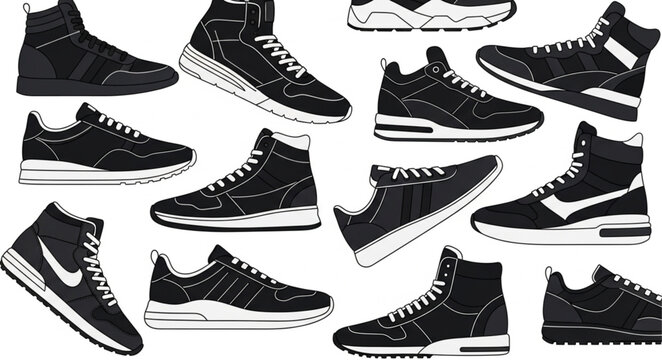 shoes vector illustration