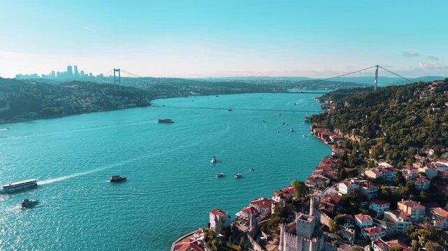 K&ouml;pr&uuml; Galatasaray bayrağı istanbul fsm 