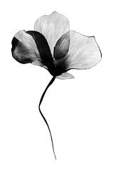 Obraz premium PNG Elegant minimalist floral art