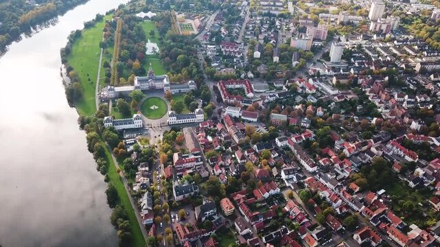  Hanu in summer sights from above - 4K Video
