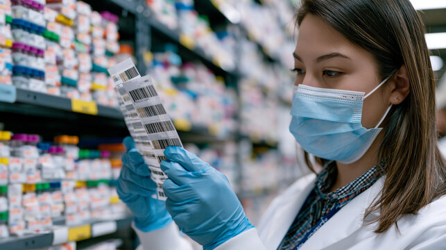 Biobank laboratory manager cataloging thousands of biological tissue samples in cryogenic storage facility, population health researcher retrieving anonymized donor specimens from liquid nitrogen bi