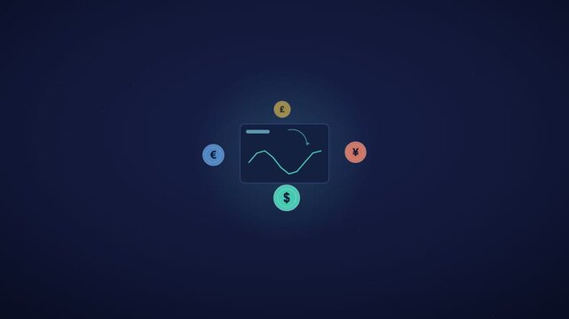 A video showcasing a futuristic flowchart with glowing nodes and connections