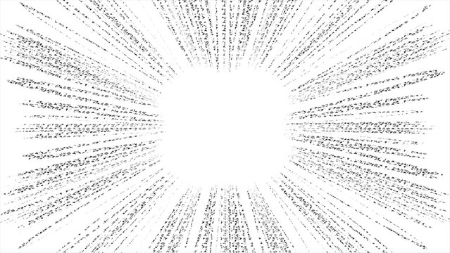 Digital binary code pattern symbolizing online communication, financial concepts, and the power of words in the digital age