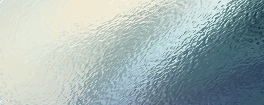 A close-up view of a textured surface, possibly frosted glass, with swirling patterns of blue and green.