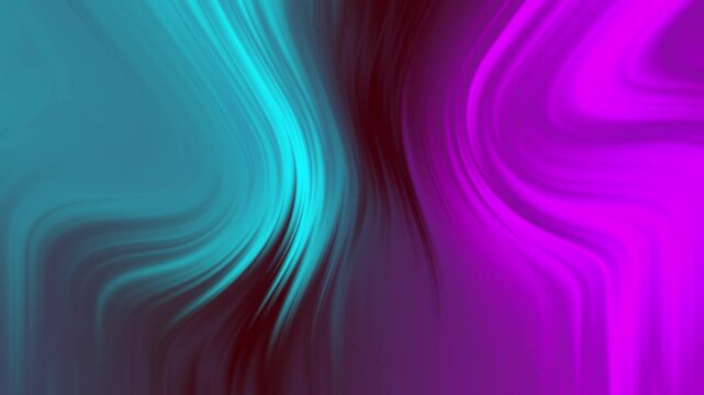 Vibrant abstract background with swirling blue and pink gradient waves and lines moving