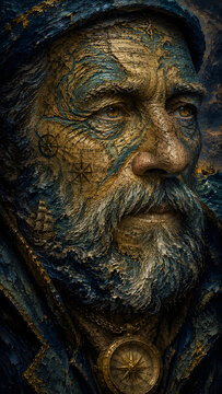 🌊 THE SAILOR WHOSE FACE IS ALSO A SEA CHART