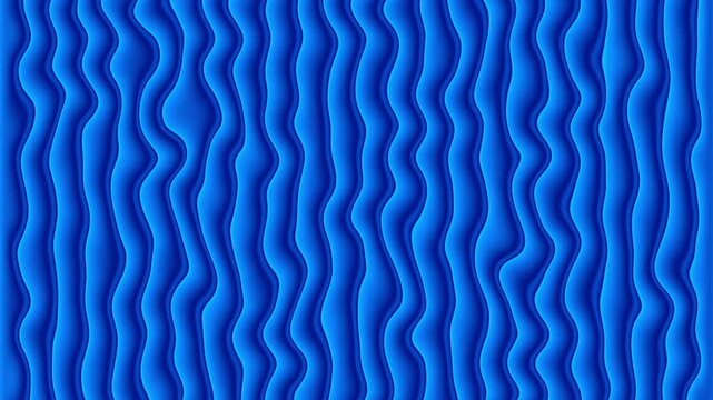 Abstract Wavy Background with Fluid Curved Stripes. Abstract Stripes Motion Loop Backdrop