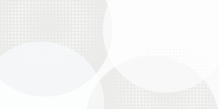 Abstract background with gray circle. White and grey abstract modern transparency circle presentation background. Vector circles template vector design. Object web design.