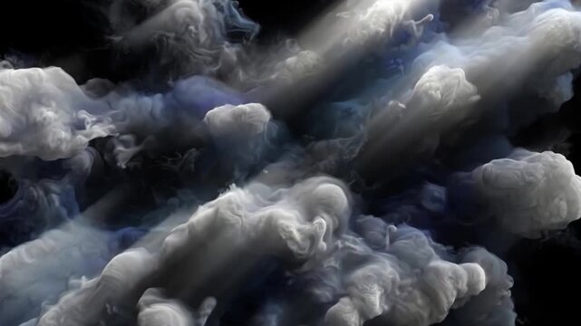 Perlin noise organic texture flowing, procedural generation abstract background seamless loop
