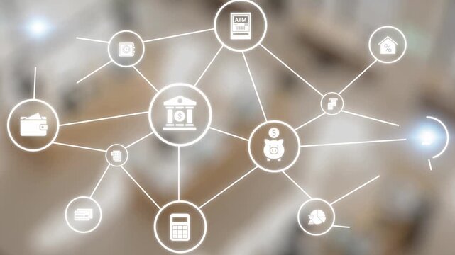 Finance icons show banking, finance investment, and financial planning. Finance supports money management, growth, savings, and business finance strategy. Gist
