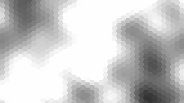 abstract geometric hexagon Gradient Horizontal loop pastel black and white for background texture