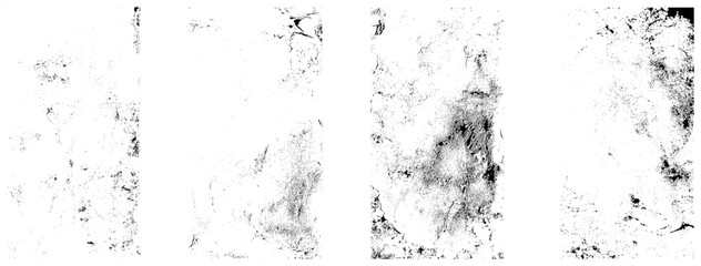 Obraz premium grunge ink splashes Texture bundle