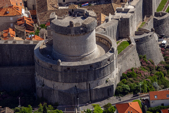 Blick auf die Altstadt von Dubrovnik, Minčeta-Festung, Kroatien, 01.06.2026 < english> View of Dubrovnik's Old Town, Minčeta Fortress, Croatia, June 1, 2026