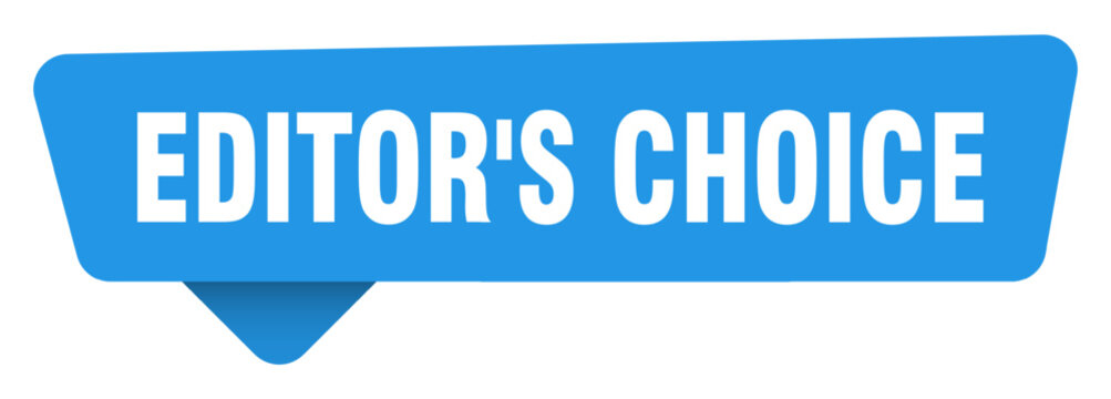 editor's choice sticker. editor's choice blue sign isolated on transpatent background