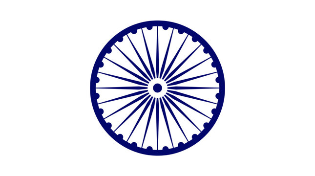 Ashoka Chakra Symbol, Indian Flag Emblem, Wheel of Dharma, National Symbol of India