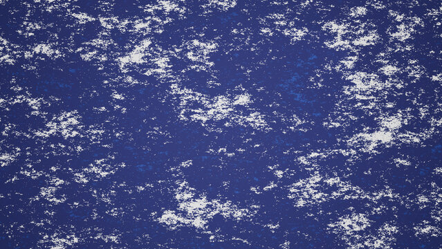 Dark blue grunge texture background with white distressed pattern