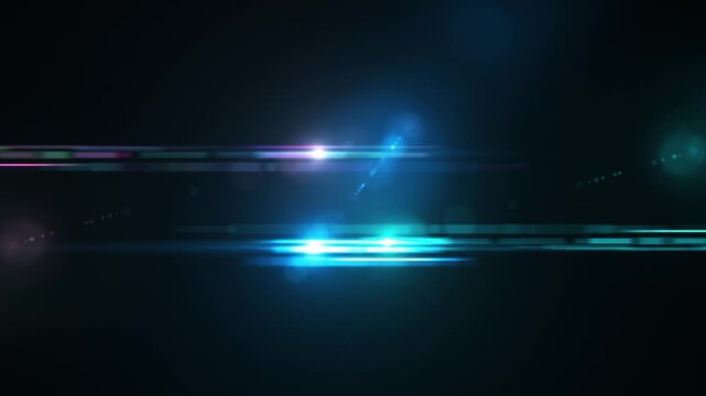 Abstract blue background with soft glowing bokeh, subtle light flares, and a dreamy gradient atmosphere. Ideal for digital designs, presentations, or futuristic themes