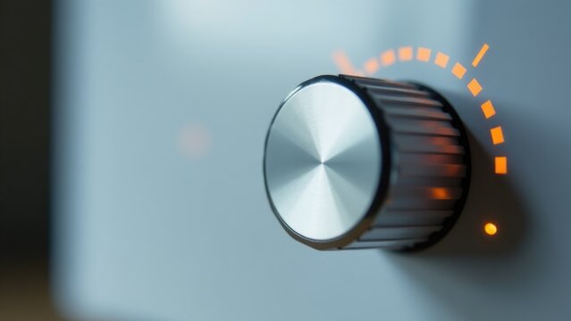 A close-up view of a single knob on a wall, suitable for decorating or DIY inspiration
