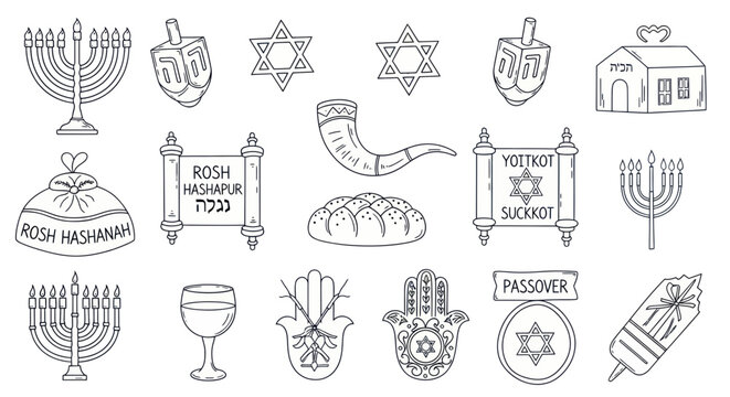 Jewish Symbols and Religious Icons.