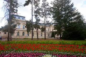 Piękna budowa architektoniczna uzdrowiska powstała w stylu neobarokowym i klasycystycznym -  1900 – 1906 r., Ciechocinek, Polska © 123108 Aneta