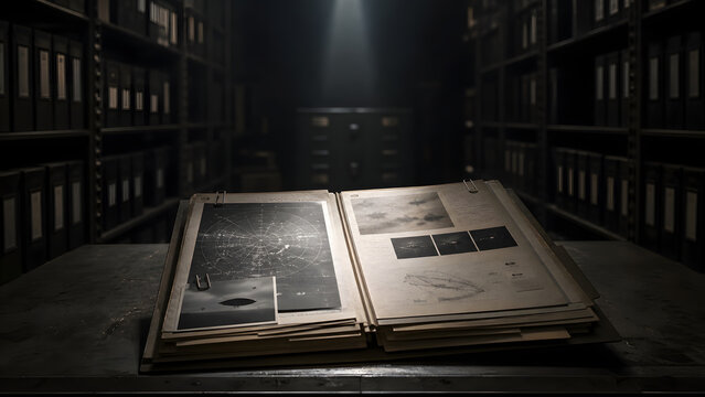Secret Government Archive With Open UAP File