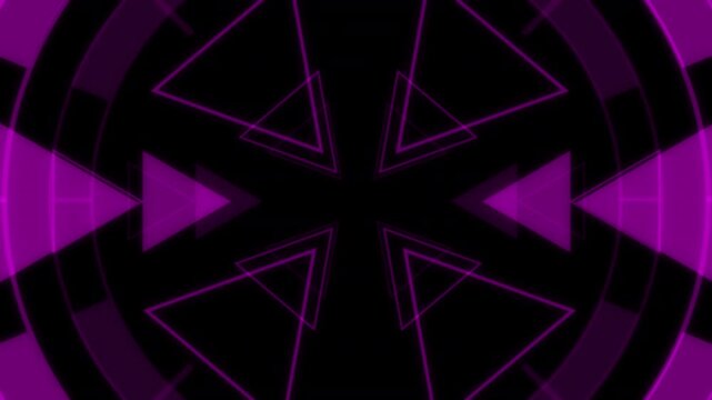 HUD Radar Lock On Target Loop Triangles Purple Animation Loop