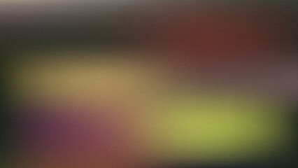 Obraz premium Abstract grainy texture background with soft gradients of red, yellow, and purple