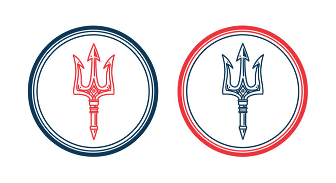 trident logo icons
