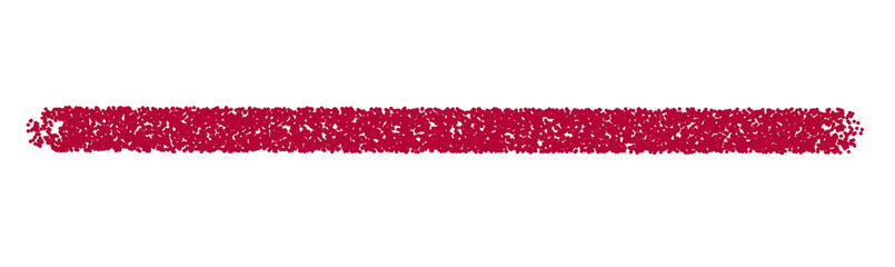 Red highlighter brush stroke line with crayon © Mei Ri