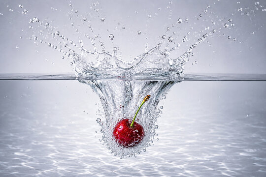 cherry in water