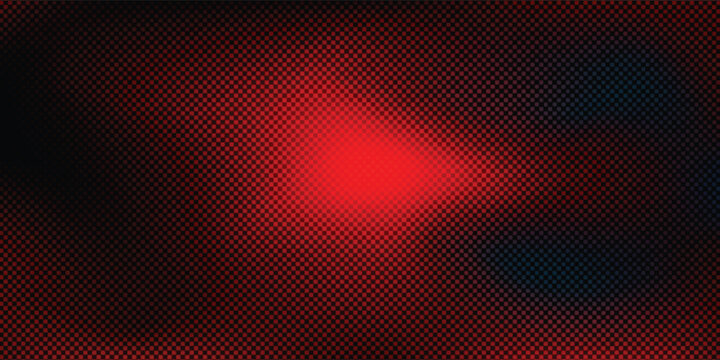 Abstract dark red carbon fiber background with bright center spotlight effect. Modern geometric mesh grid pattern for automotive and racing design.