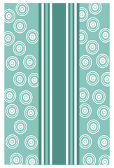 green patterns white circles fdz