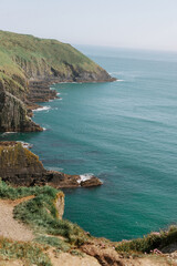 Fototapeta premium Dramatic coastline near Old Head of Kinsale County Cork Ireland