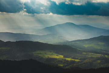 Fototapeta premium Wieża widokowa na Mogielicy, Beskid Wyspowy