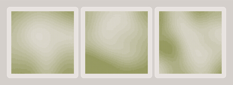 Abstract dot matrix texture with smooth radial fade background