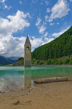 Kirchturm am Reschensee